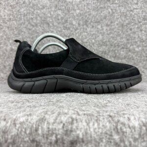 ✅Softwalk Womens Size 9 Black Slip-On casual Comfort Walking Shoes Relax Loafers